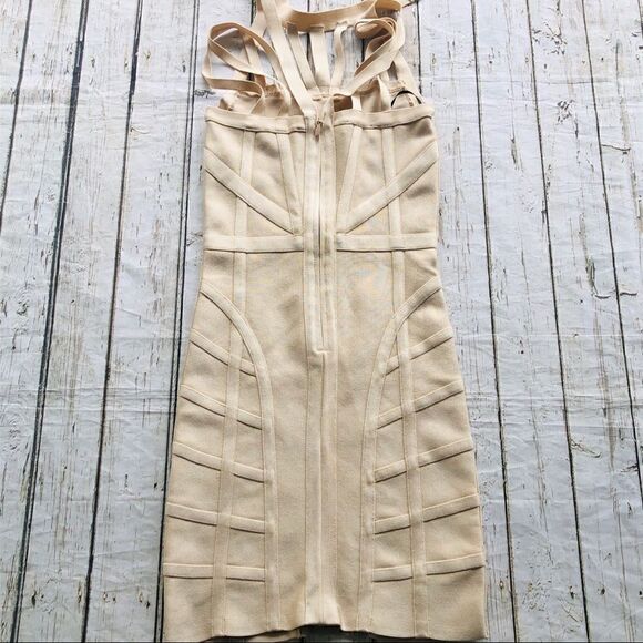 Bebe Natalie Strap Bandage Dress - Picture 9 of 9